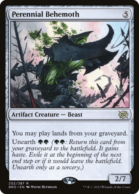 Perennial Behemoth (202) — The Brothers' War Promos