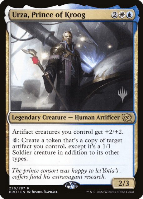 Urza, Prince of Kroog (226) — The Brothers' War Promos