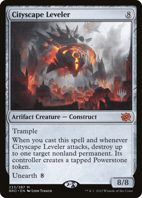 Cityscape Leveler (233) — The Brothers' War Promos