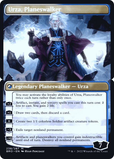 Urza, Planeswalker (238b) — The Brothers' War Promos