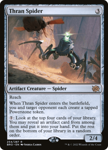 Thran Spider (254) — The Brothers' War Promos