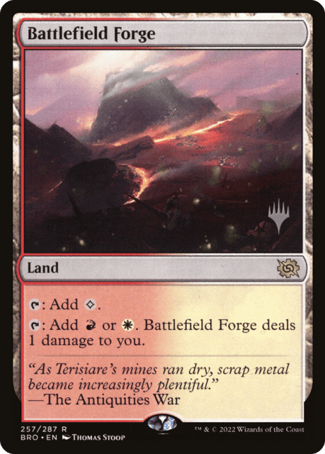 Battlefield Forge (257) — The Brothers' War Promos
