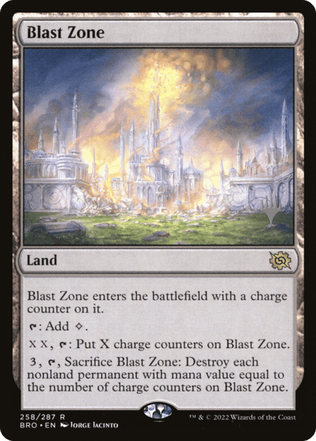 Blast Zone (258) — The Brothers' War Promos