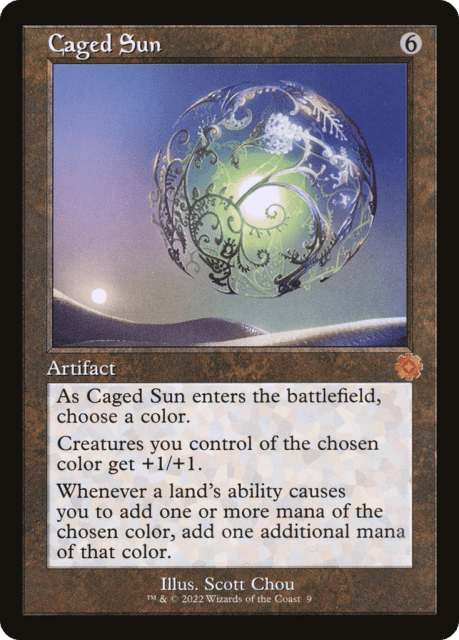Caged Sun (9) — The Brothers' War Retro Artifacts
