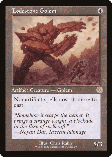 Lodestone Golem (29) — The Brothers' War Retro Artifacts