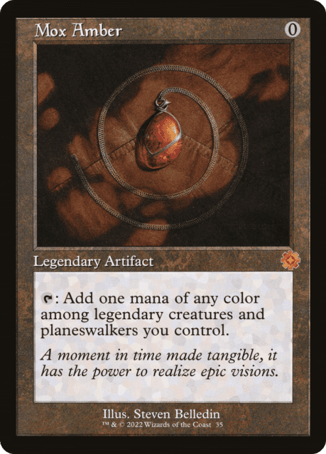 Mox Amber (35) — The Brothers' War Retro Artifacts