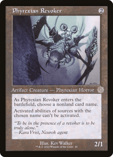 Phyrexian Revoker (40) — The Brothers' War Retro Artifacts