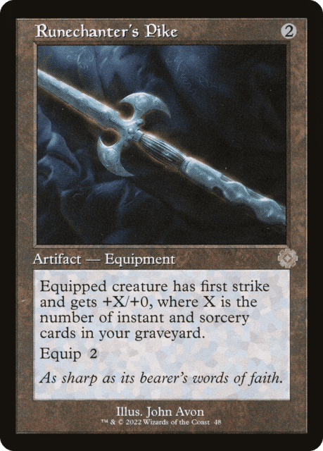 Runechanter's Pike (48) — The Brothers' War Retro Artifacts