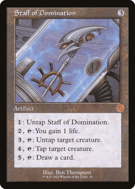 Staff of Domination (56) — The Brothers' War Retro Artifacts
