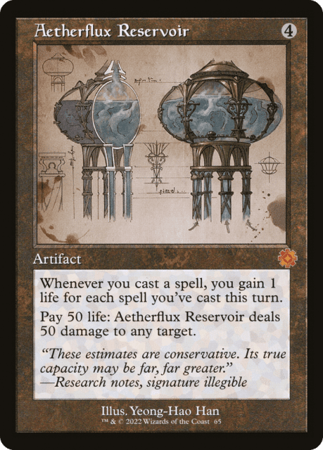 Aetherflux Reservoir (65) — The Brothers' War Retro Artifacts