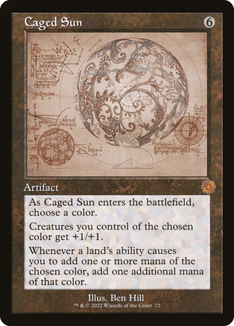 Caged Sun (72) — The Brothers' War Retro Artifacts