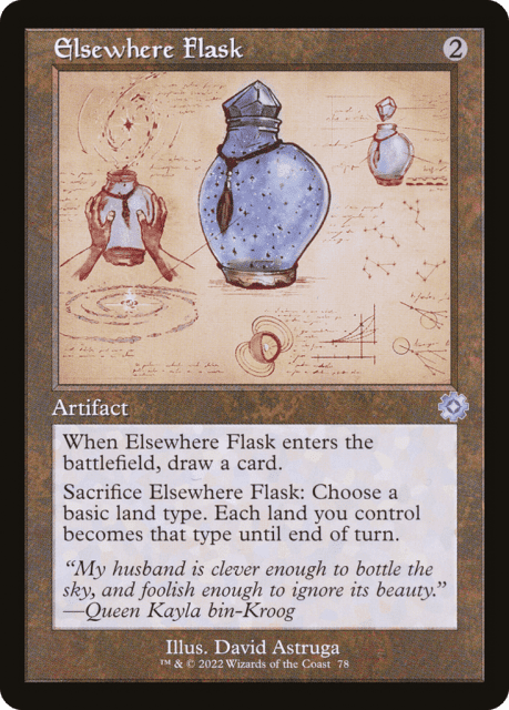 Elsewhere Flask (78) — The Brothers' War Retro Artifacts