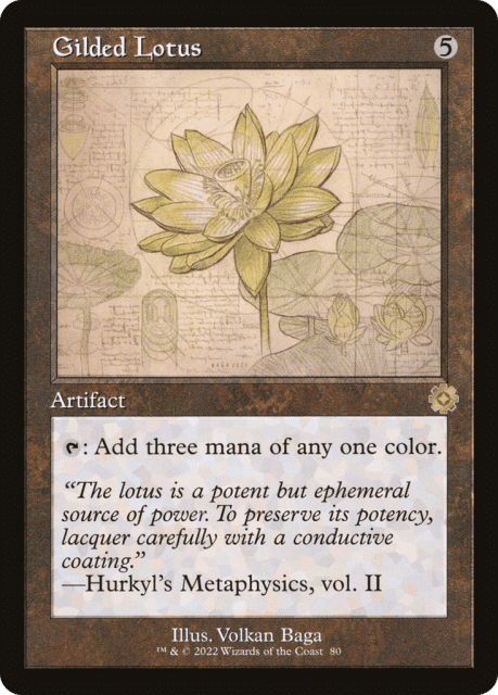 Gilded Lotus (80) — The Brothers' War Retro Artifacts