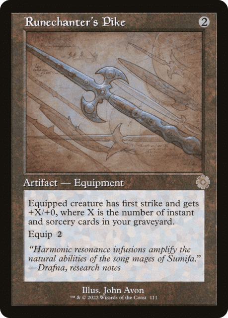 Runechanter's Pike (111) — The Brothers' War Retro Artifacts