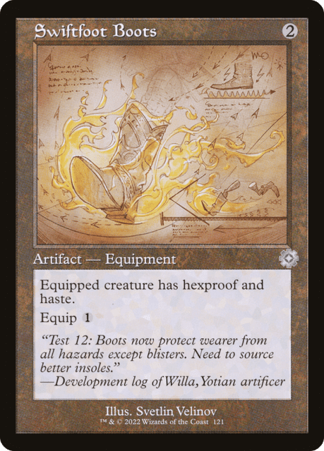 Swiftfoot Boots (121) — The Brothers' War Retro Artifacts