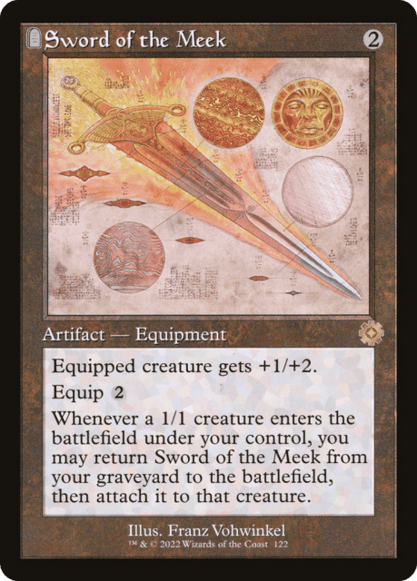 Sword of the Meek (122) — The Brothers' War Retro Artifacts