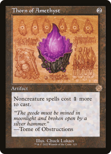 Thorn of Amethyst (123) — The Brothers' War Retro Artifacts