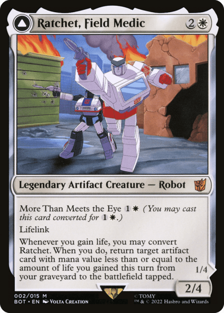 Ratchet, Field Medic // Ratchet, Rescue Racer (2) — Transformers