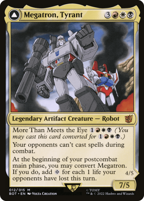 Megatron, Tyrant // Megatron, Destructive Force (12) — Transformers