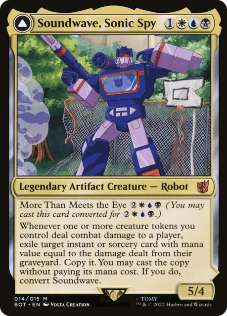 Soundwave, Sonic Spy // Soundwave, Superior Captain (14) — Transformers
