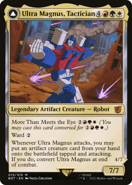 Ultra Magnus, Tactician // Ultra Magnus, Armored Carrier (15) — Transformers