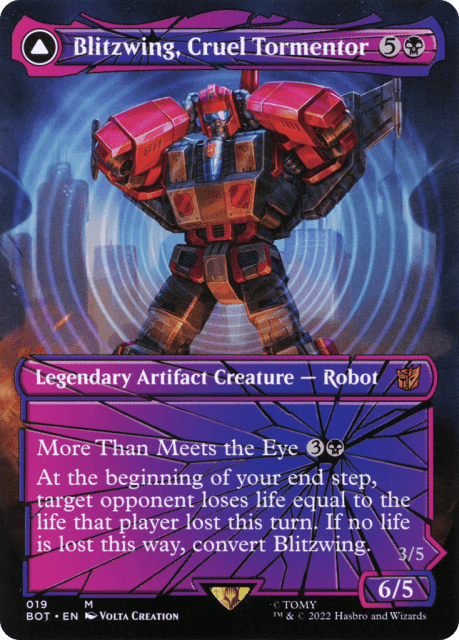 Blitzwing, Cruel Tormentor // Blitzwing, Adaptive Assailant (19) — Transformers