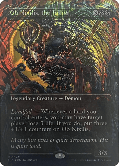 Ob Nixilis, the Fallen (42) — Secret Lair 30th Anniversary Countdown Kit
