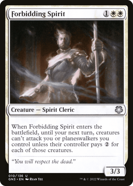 Forbidding Spirit (10) — Game Night: Free-for-All