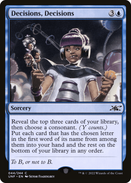 Decisions, Decisions (44) — Unfinity
