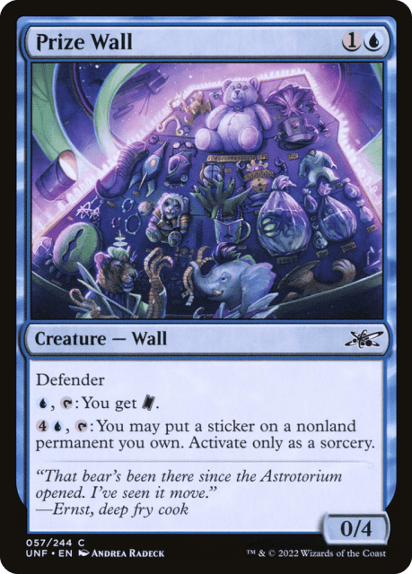 Prize Wall (57) — Unfinity