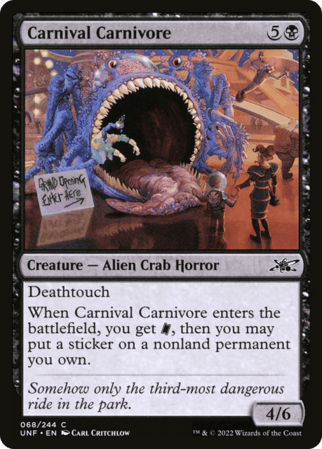 Carnival Carnivore (68) — Unfinity