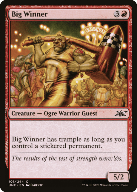 Big Winner (101) — Unfinity