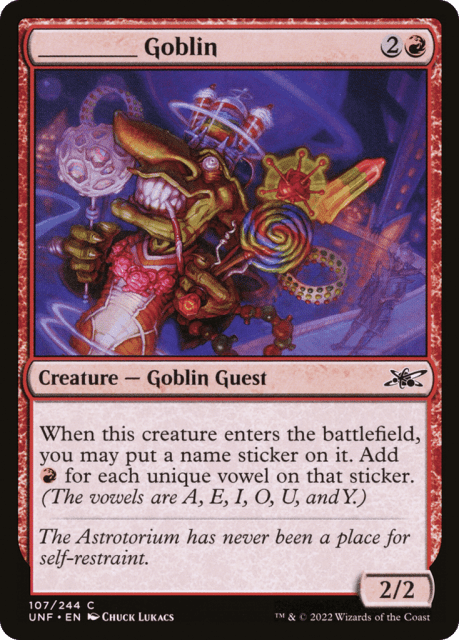 _____ Goblin (107) — Unfinity