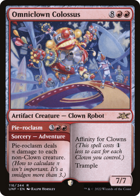 Omniclown Colossus // Pie-roclasm (116) — Unfinity