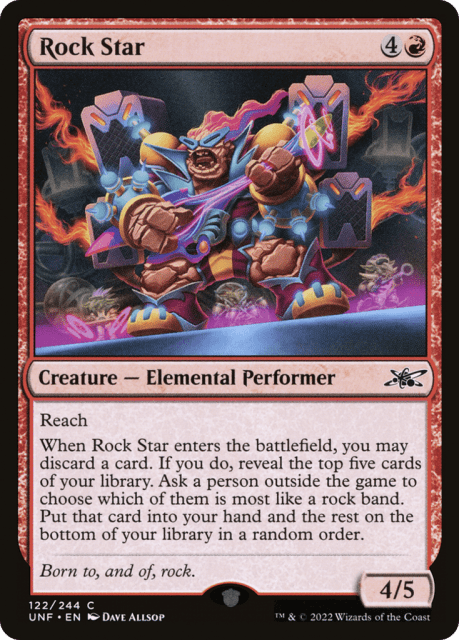 Rock Star (122) — Unfinity