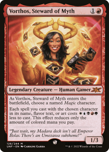 Vorthos, Steward of Myth (126) — Unfinity