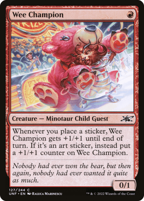 Wee Champion (127) — Unfinity