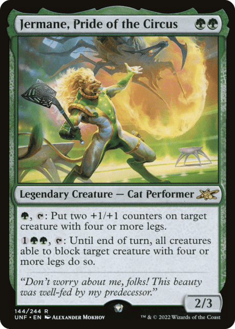 Jermane, Pride of the Circus (144) — Unfinity