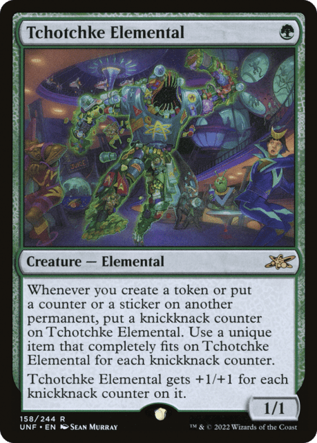 Tchotchke Elemental (158) — Unfinity