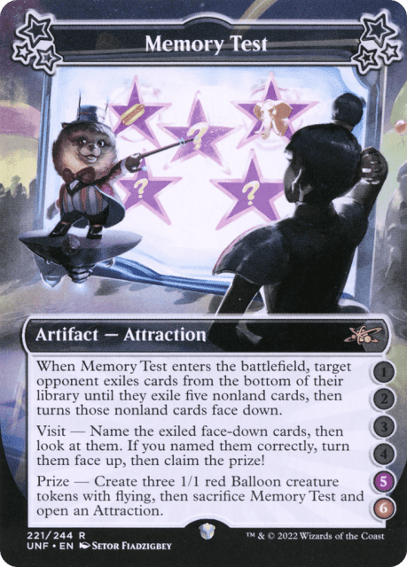 Memory Test (221b) — Unfinity
