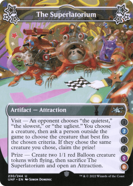The Superlatorium (230c) — Unfinity