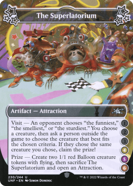The Superlatorium (230f) — Unfinity