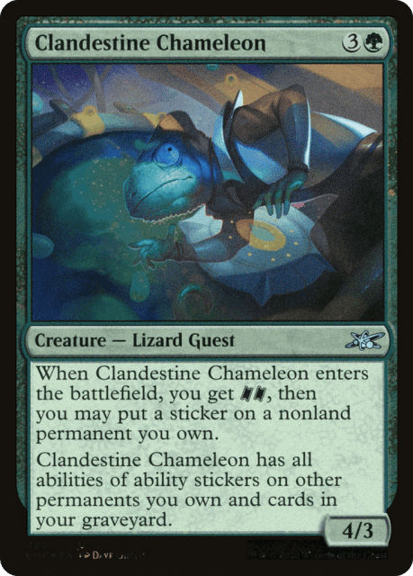 Clandestine Chameleon (420) — Unfinity