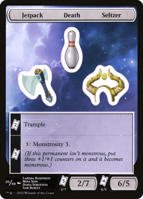 Jetpack Death Seltzer (20) — Unfinity Sticker Sheets