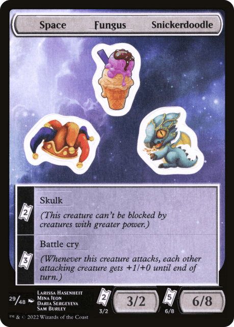 Space Fungus Snickerdoodle (29) — Unfinity Sticker Sheets