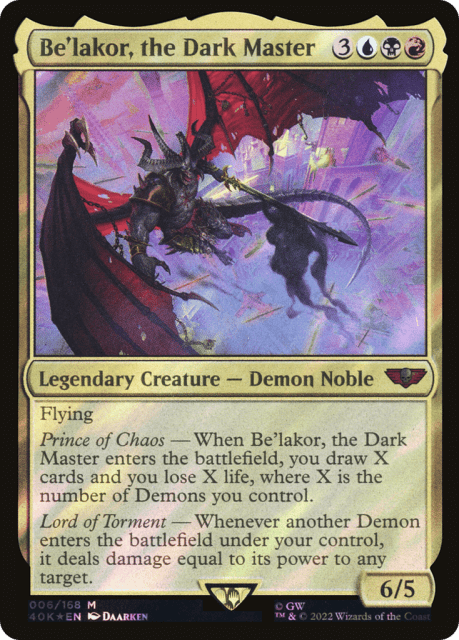 Be'lakor, the Dark Master (6) — Warhammer 40,000 Commander