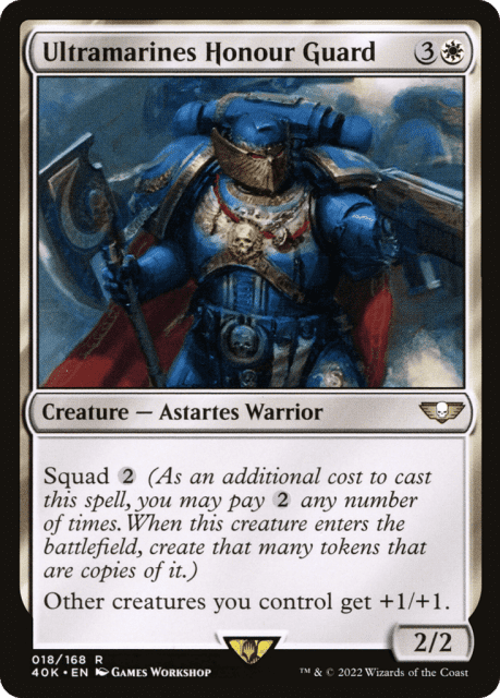 Ultramarines Honour Guard (18) — Warhammer 40,000 Commander