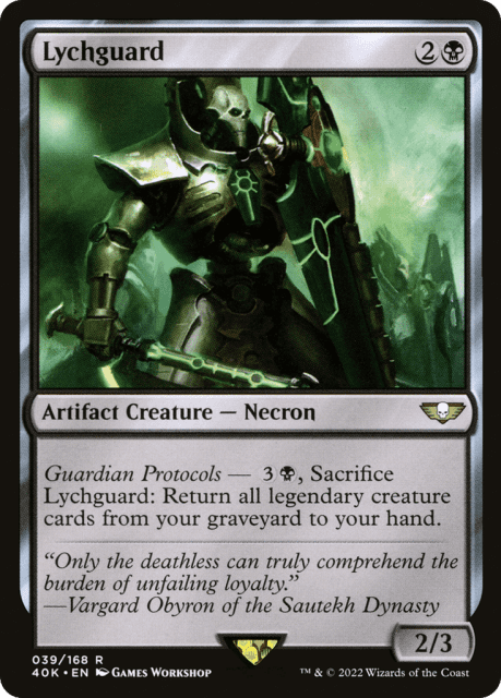 Lychguard (39) — Warhammer 40,000 Commander