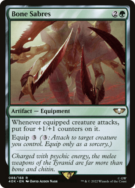Bone Sabres (88) — Warhammer 40,000 Commander