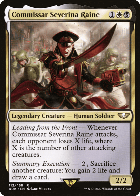 Commissar Severina Raine (112) — Warhammer 40,000 Commander